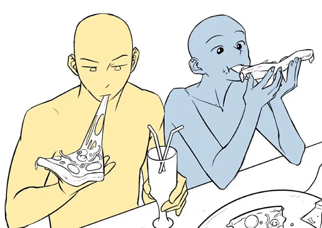 【板绘】双人互动姿势绘画参考～-小辰的原画-花瓣网