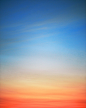 夕阳 天空 背景 图片