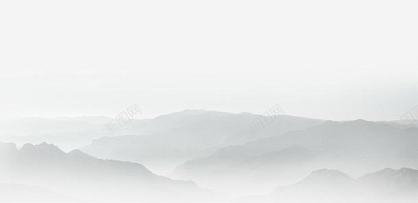 水墨远山背景 页面网页 平面电商 创意素...