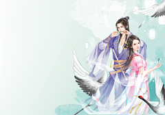 落花风飞絮采集到死生契阔,与子成说(古装情侣)
