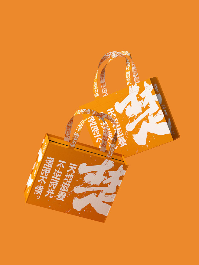 包装 手提袋 插画 湖北 特产