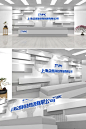 时尚发光企业LOGO公司名称背景墙前台形象墙