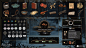 The Pillars of the Earth - User Interface, Sebastian Wagner : A few months into the project, I was asked to take over the part of designing and drawing the user interface for the game. I did the maps and I also added an excerpt of the many buttons, items 