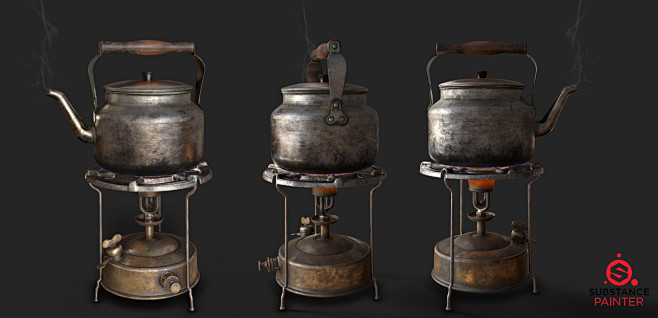 "Old kerosine stove ...