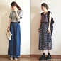 ※ Style Icon ※ 来自日本的28岁轻熟女孩的素净文艺范穿搭，这种舒服温婉的气质好耐看～ 比例抓得妙完全看不出来身高只有160CM呢～ （cr：nanaxxx）