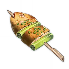 Grilled Tiger Fish : Grilled Tiger Fish is a food item that the player can cook. The recipe for Grilled Tiger Fish is obtainable from Wanmin Restaurant for 1,250 Mora after reaching Adventure Rank 10. Grilled Tiger Fish can also be purchased from Chen the