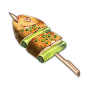 Grilled Tiger Fish : Grilled Tiger Fish is a food item that the player can cook. The recipe for Grilled Tiger Fish is obtainable from Wanmin Restaurant for 1,250 Mora after reaching Adventure Rank 10. Grilled Tiger Fish can also be purchased from Chen the