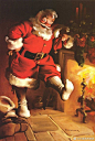 Haddon Sundblom ​画的圣诞老人 ​​​​