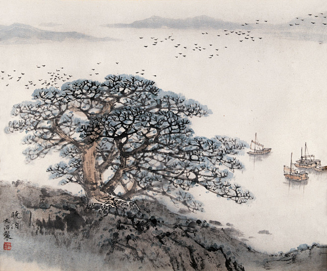 宋文治山水画