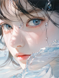 Midjourney | 女生头像