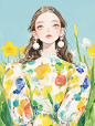DIOR GIRL 花 与 女 孩 - 小红书