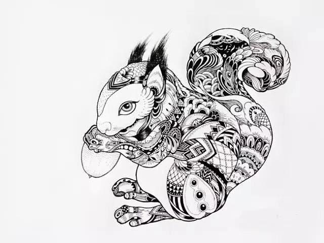 让你震惊的黑白装饰画高难度作品你敢挑战吗