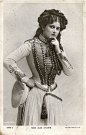 Original English vintage real photo postcard - actress miss Jean Aylwin 1898