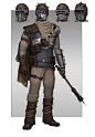 Star Wars Characters, Zach Oldenkamp : A few designs for an old Star Wars game.  Really fun project to work on.