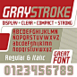 GRAYSTROKE FREE FONT #字体#