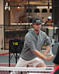 Photo by Bosse on May 19, 2025. May be an image of 1 person, playing tennis, racket and text.