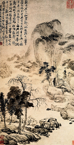 senne-wk采集到山水画/油画/素描/速写/色彩/粒粉贴金