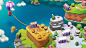3D art blender cute environment game mobile prop