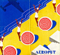 Travel brochure for Aeroput Yugoslavia, circa 1935  Front Cover