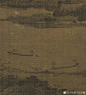                                                                                                                         #山水画#【 宋 佚名 《画山水》 】立轴，绢本，淡设色，114×57cm，台北故宫博物院藏。 宋代是中国历史上一个承前启后的重要时代，是我国传统山水画的高峰时期。院体画、 文人画相互关联，共同并进，名家层出不穷，作品空前繁多，质量高雅精湛。形式语言和技法更加丰富多样，