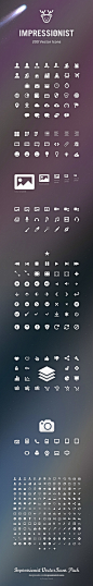 Impressionist Vector Icons Pack