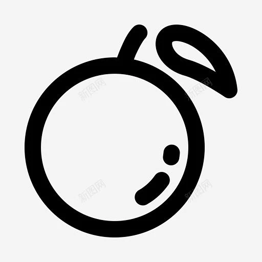 橘子柑橘食物图标 UI图标 设计图片 免费下载 页面网页 平面电商 创意素材-花瓣网