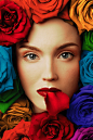 colorful roses!