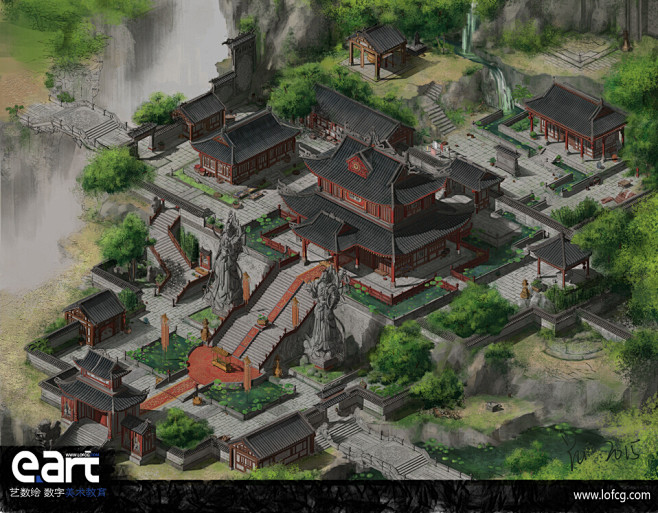游戏原画 场景原画 游戏场景 艺数绘 原画设计 概念设计