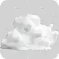 特效通用白色绵密泡沫元素素材