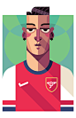 Football Players on Behance
