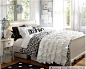 Sewing inspiration - girls' room  PBTeen Ruffled Bedspread