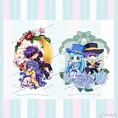 #双子星公主# #月莲#
❀-❀-❀-❀-❀-月莲冬日企划-❀-❀-❀-❀-❀
米娜桑~【皇家魔法学院】新的周边上架啦ww
这次做了手机壳同图的两款15cm大立牌，采用了镭射星幻覆膜的双面双板工艺，整个立牌都是kirakira☆非常好看(∀)
因为我个人需求就顺便做了10个抱枕套，用的也是手机壳同图（我好懒= =），尺寸是45X45通用款，双面印刷缎纹面料的ww
之前的莲音X其他动漫的蓝色系女生联动也做成方卡了(据说还有希尔杜X?？？的联动隐藏卡)
月莲团子2.0也改进了工艺，毛绒质感特别好rua
另外