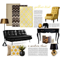A home decor collage from July 2015 featuring black sleeper sofas, outdoor furniture and french table. Browse and shop related looks.