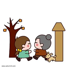 手绘中国传统春节团聚插画_3027047252