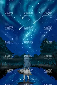 手绘梦幻小清新星空插画  - 源文件下载【酷图网】流星,女孩,卡通女孩,仲夏之夜,自然风光,星空,星星,手绘,插画,唯美,文艺画,艺术画,灿烂星空,天空,浪漫,银河,星河,璀璨星空,夜晚,梦幻,夜景,温馨,小清新,治愈系,意境,创意,梦境,卡通插画,人物插画,文艺范,手绘风,卡哇伊,可爱,温暖,安逸,舒适,梦中世界,动漫人物,手绘美女,星空插画,
