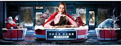 女装流潮时尚可爱欧美韩版少女文艺唯美简约手绘花纹水彩森女森系田园小清新欢乐圣诞 缤纷盛惠4383淘宝天猫首页海报Banner钻展全屏海报轮播图片设计素材电商横幅广告促销专题页面活动页面海报图首页图欣赏模板