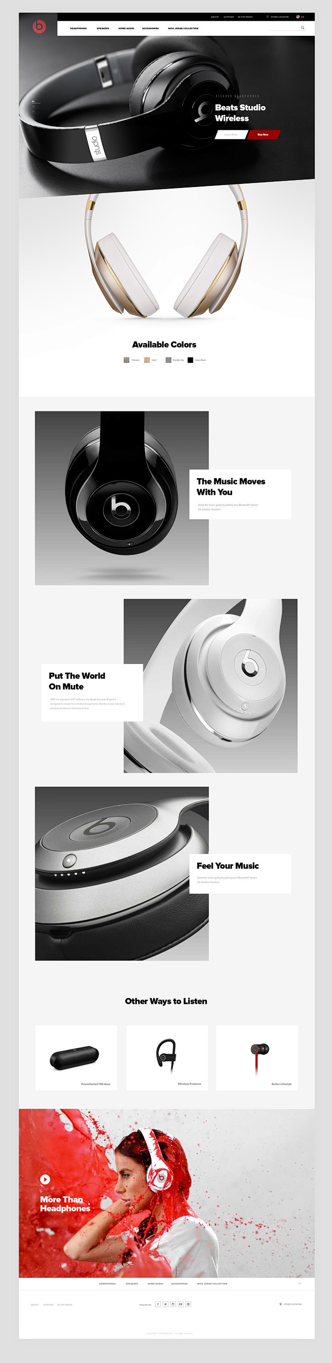 Beats by Dre website