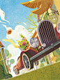 《柳林风声 》插图项目 : 《The Wind in the Willows》book illustrations project