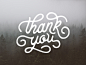 Thank you drawing type handmade handlettering lettering typography