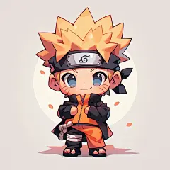 Midjourney绘制火影Q版可爱头像，爱了❤️_2_小鲸鱼AI绘画_来自小红书网页版