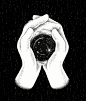 animation  black DIGITALDRAWING draw gif ILLUSTRATION  loop photoshop Procreate