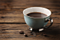 Cup of italian stong coffee espresso on the vintage table by Oxana Denezhkina on 500px