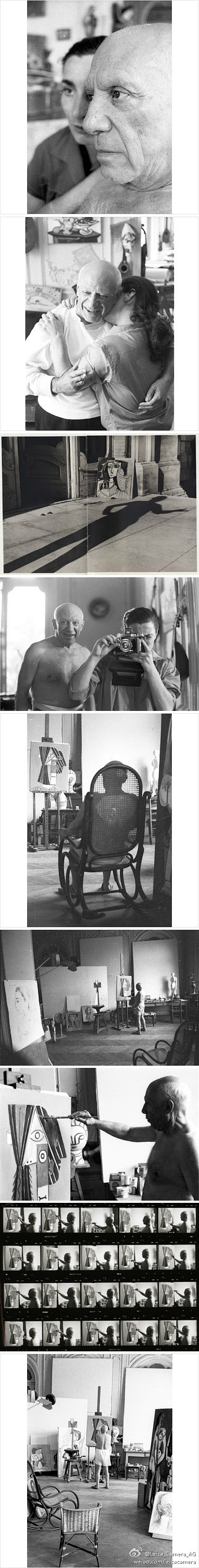 《毕加索，1957》，摄影：David ...