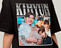 Monsta X Kihyun Retro Classic T-shirt - Kpop Retro Bootleg Tee - Kpop Merch - Monsta X Merch - Kpop Gift - Monsta X Monbebe Shirt