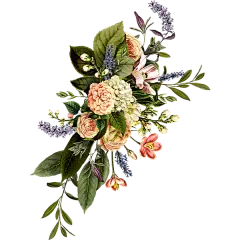 20款免抠水彩手绘鲜花PNG：