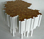 Low Res Table, Shaped as Eurpean Countries by Martin Dieterle for CarreRouge Edition