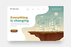 Gradient climate change landing page
