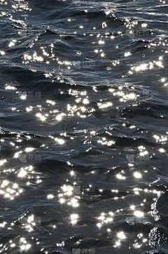 蓝色水波纹理