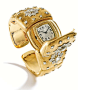 18 Karat Two-Color Gold and Diamond Bracelet-Watch, Buccellati@北坤人素材