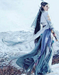 #绘画参考# 武侠动作 此处要有神仙姐姐~ ​​​​